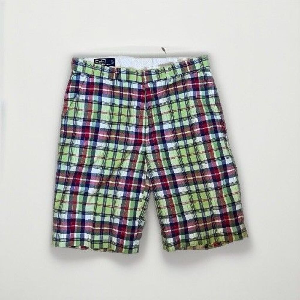 Polo Ralph Lauren Indian Madras Plaid Men's Shorts size 32 classy
